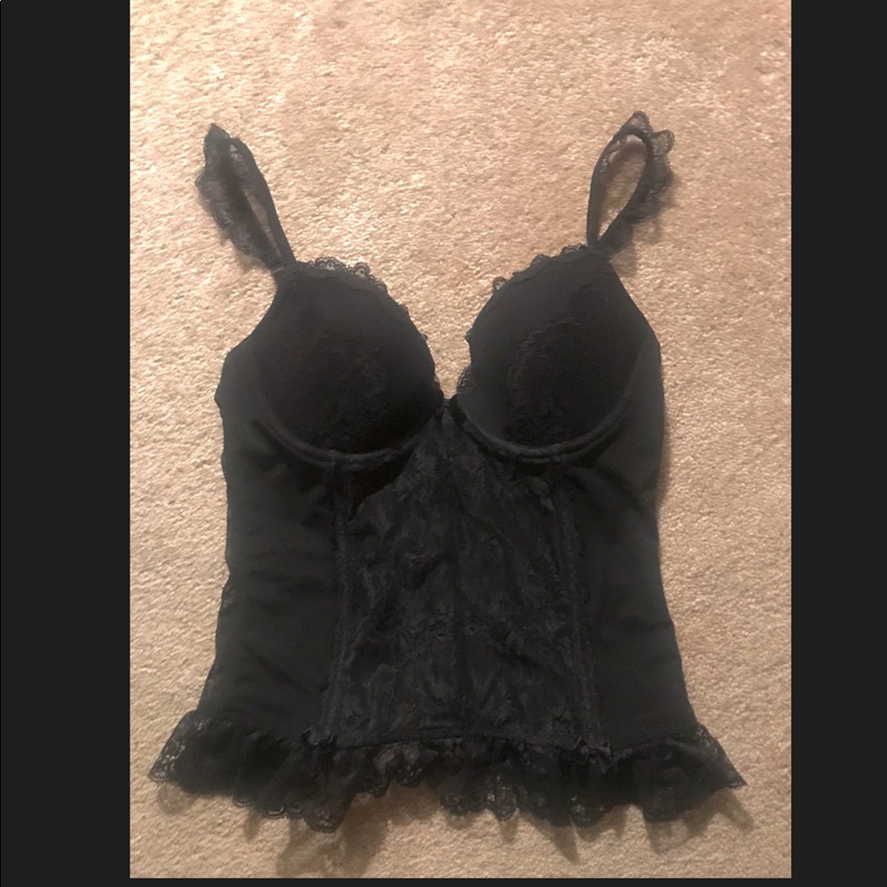 Black Lace Bustier Corset